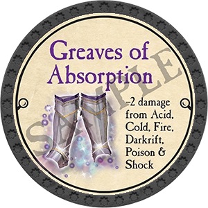 Greaves of Absorption (Onyx)